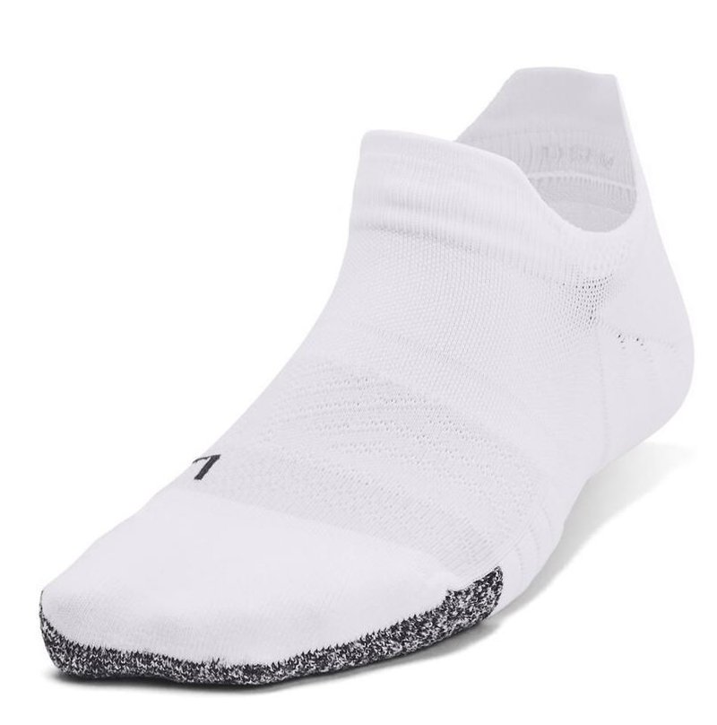 Under Armour Breathe 2 No Show Tab calcetines de mujer (2 pares), blanco