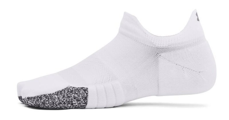 Under Armour Breathe 2 No Show Tab calcetines de mujer (2 pares), blanco