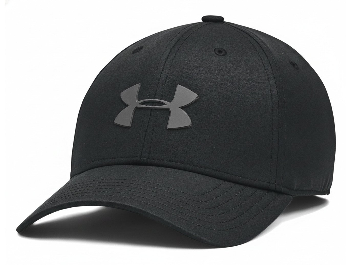 Under Armour Blitzing Low Storm Adj gorra de hombre, negro/gris jet