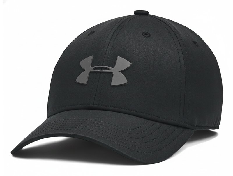 Under Armour Blitzing Low Storm Adj gorra de hombre, negro/gris jet