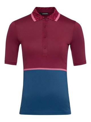 J.Lindeberg Odella polo de golf para mujer, anemone