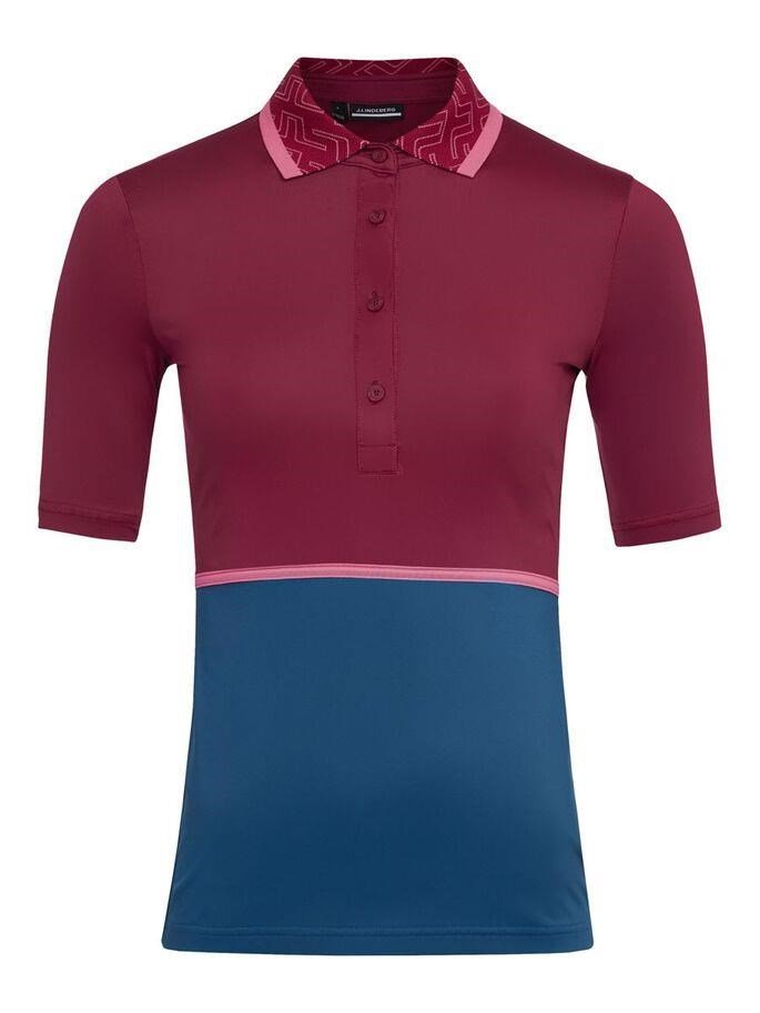 J.Lindeberg Odella polo de golf para mujer, anemone