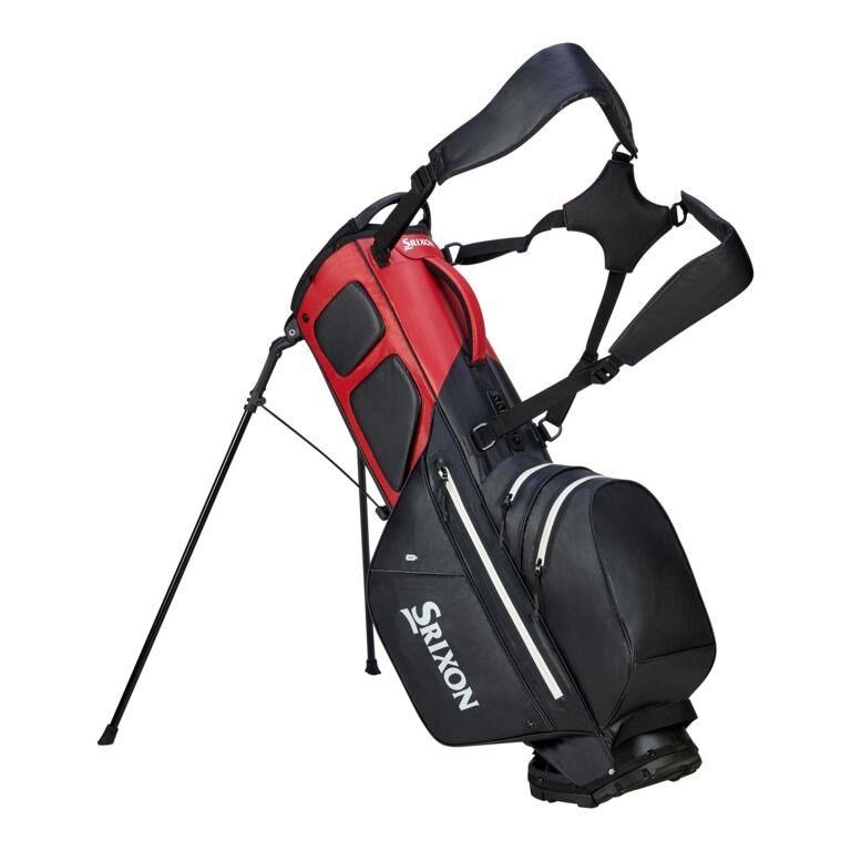 Srixon Waterproof stand bag, negro/rojo
