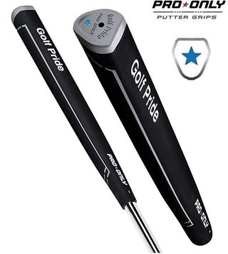 Golf Pride Pro Only Blue Star 81cc putter grip, negro