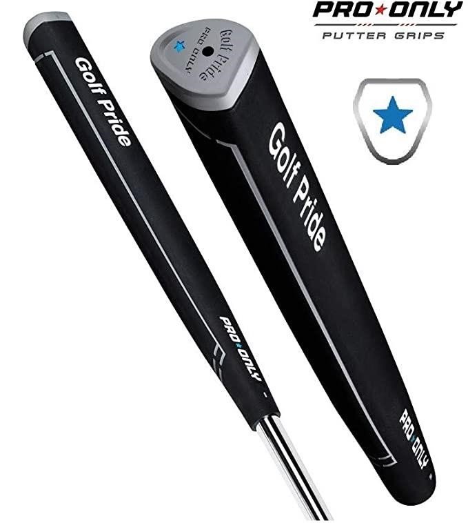 Golf Pride Pro Only Blue Star 81cc putter grip, negro
