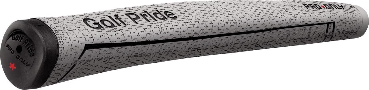 Golf Pride Pro Only Cord Red Star 72cc putter grip, gris