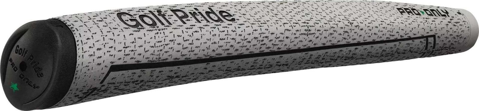 Golf Pride Pro Only Cord putter grip, Green Star 88cc - gris