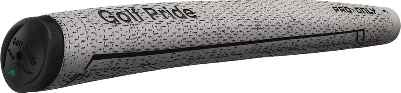 Golf Pride Pro Only Cord putter grip, Green Star 88cc - gris