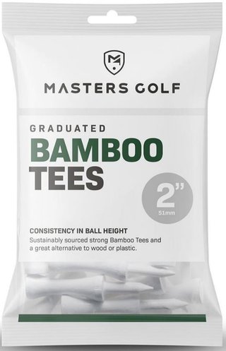 Masters Golf Masters Graduated Bamboo tees 51mm (2"), 20tees