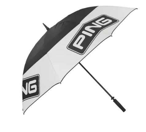 PING Golf Ping Tour paraguas de golf 68", negro/blanco