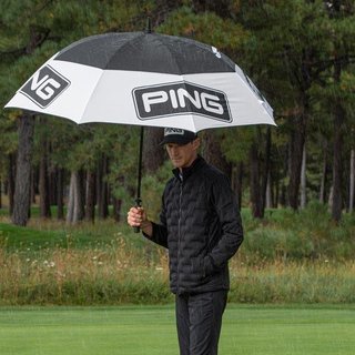 PING Golf Ping Tour paraguas de golf 68", negro/blanco