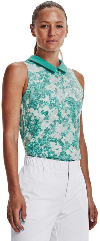 Under Armour Zinger Rise Slvls polo de mujer sin mangas, verde
