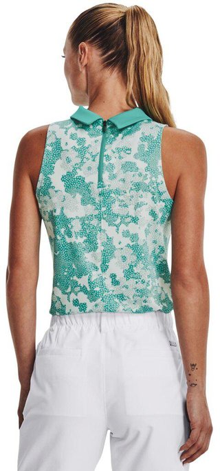 Under Armour Zinger Rise Slvls polo de mujer sin mangas, verde