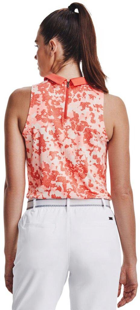 Under Armour Zinger Rise Slvls polo sin mangas para mujer, naranja