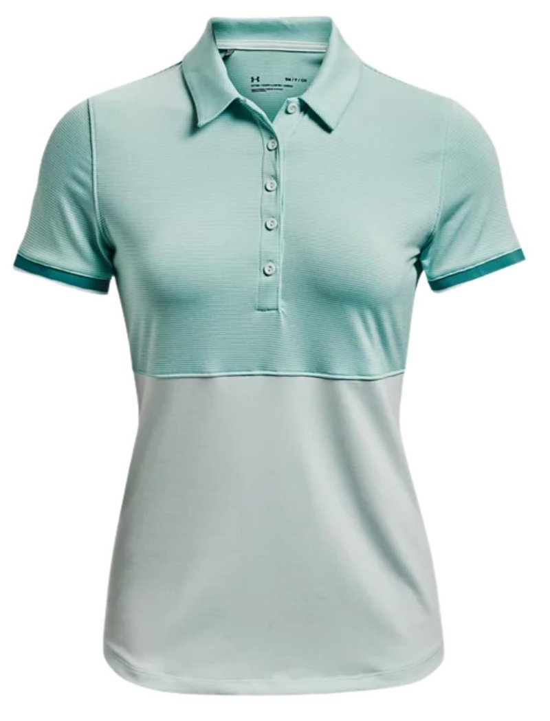 Under Armour Zinger Point polo de mujer, sea mist/neptune