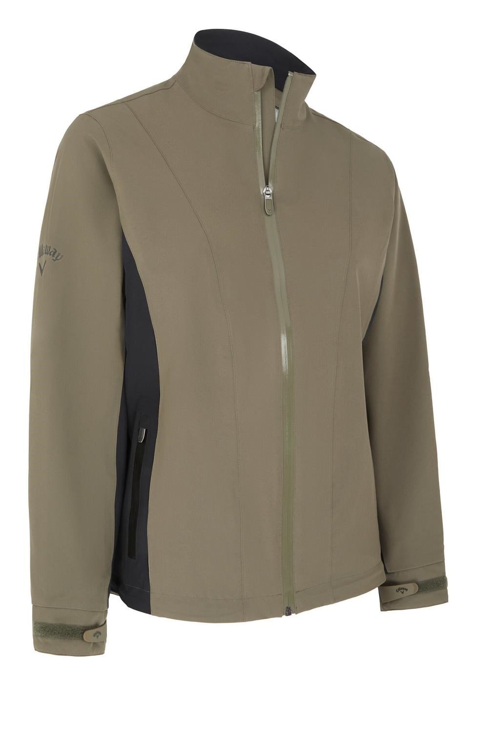 Callaway ColorBlock WaterProof chaqueta de mujer, verde industrial