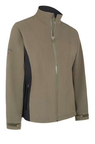 Callaway ColorBlock WaterProof chaqueta de mujer, verde industrial