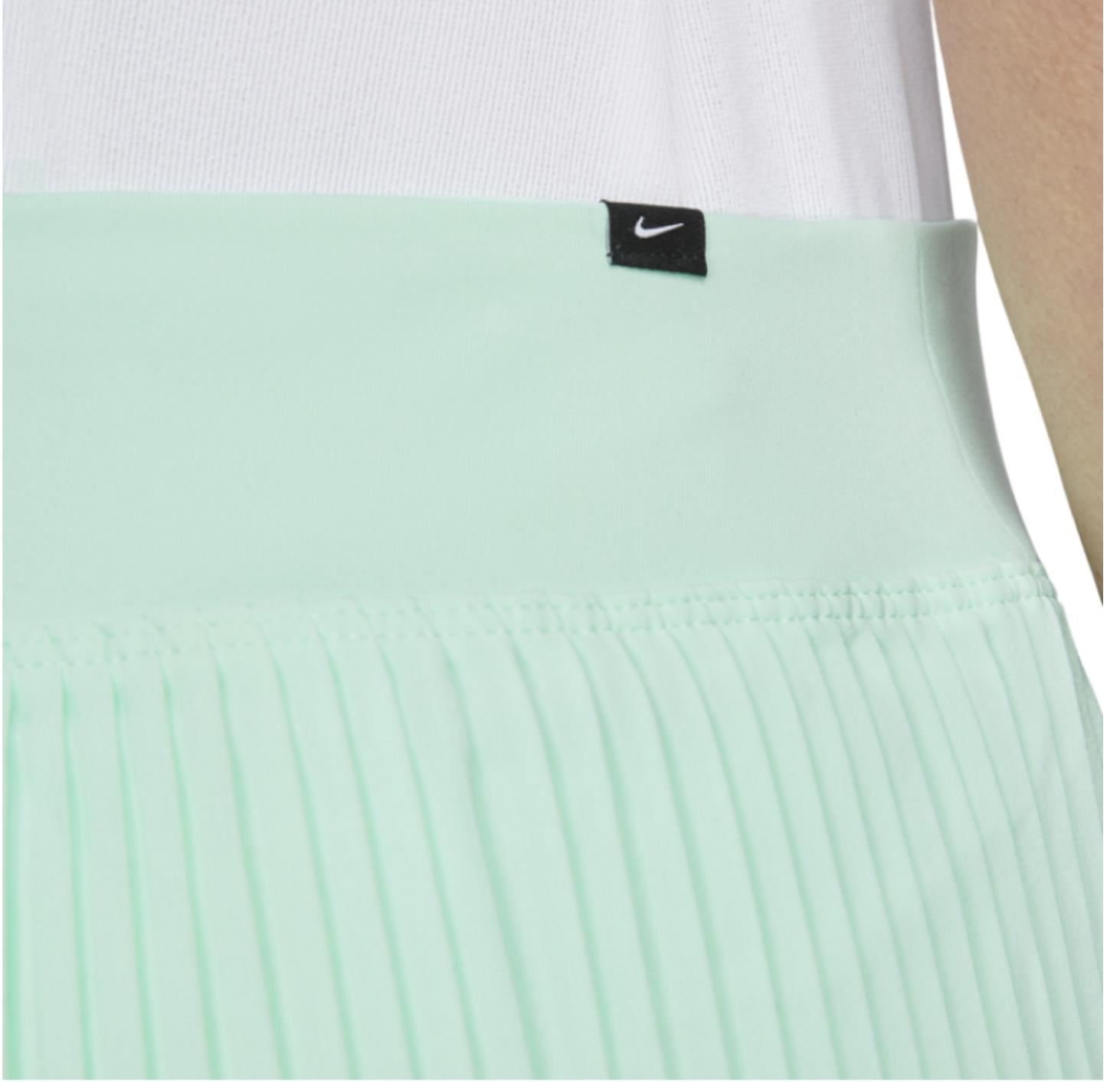 Nike Ace Pleated pantalón corto de golf para mujer, mint foam