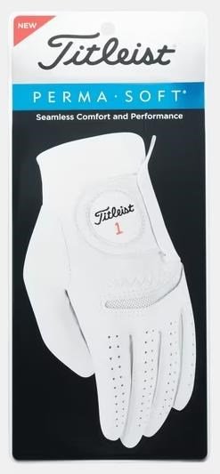 Titleist Perma-Soft guante de golf para hombre, blanco
