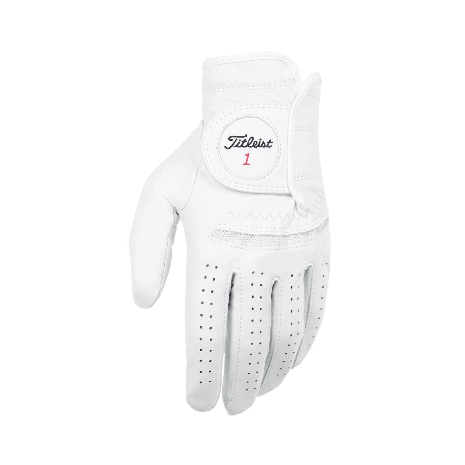 Titleist Perma-Soft Cadet guante de golf para hombre, blanco