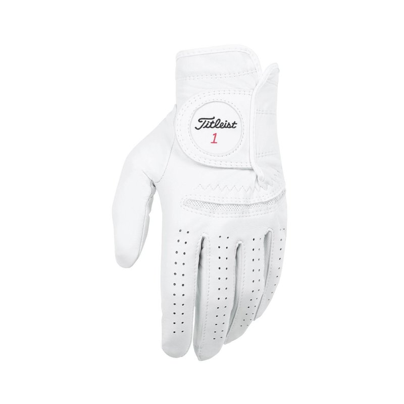Titleist Perma-Soft Cadet guante de golf para hombre, blanco