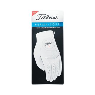 Titleist Perma-Soft Cadet guante de golf para hombre, blanco
