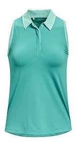 Under Armour Iso-Chill Sleeveless polo de mujer, verde