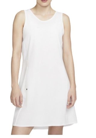 Nike Dri-Fit Ace vestido de golf para mujer, blanco