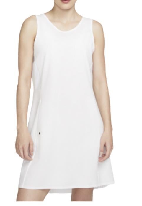 Nike Dri-Fit Ace vestido de golf para mujer, blanco