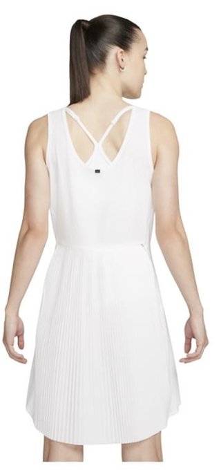 Nike Dri-Fit Ace vestido de golf para mujer, blanco