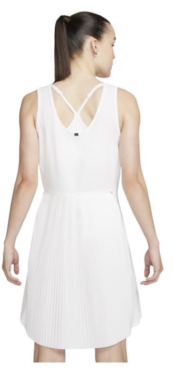 Nike Dri-Fit Ace vestido de golf para mujer, blanco