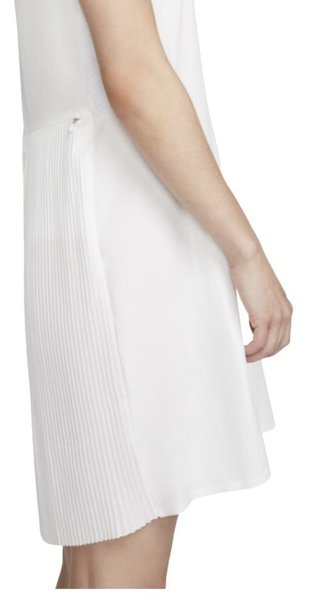 Nike Dri-Fit Ace vestido de golf para mujer, blanco