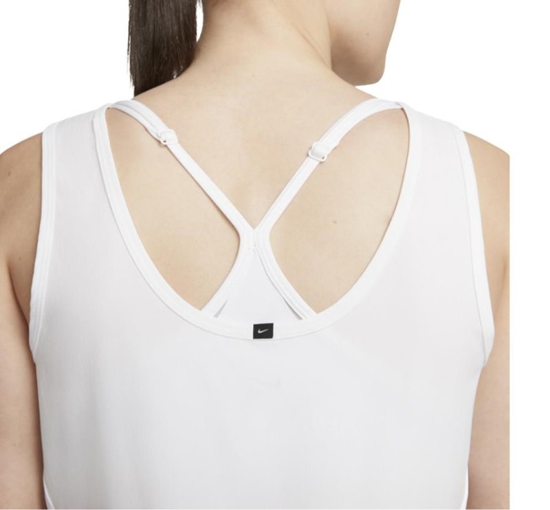 Nike Dri-Fit Ace vestido de golf para mujer, blanco