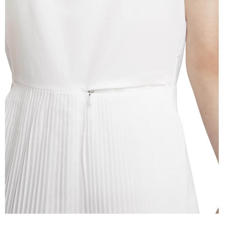 Nike Dri-Fit Ace vestido de golf para mujer, blanco