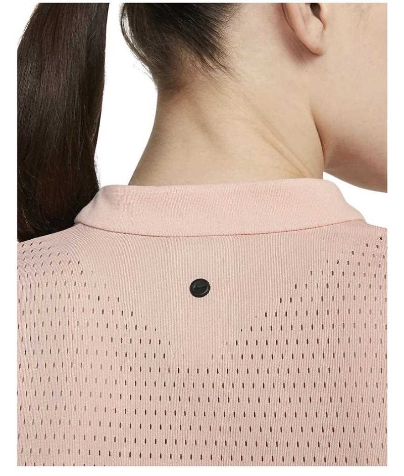 Nike Dri-FIT ADV Ace polo de mujer, naranja claro