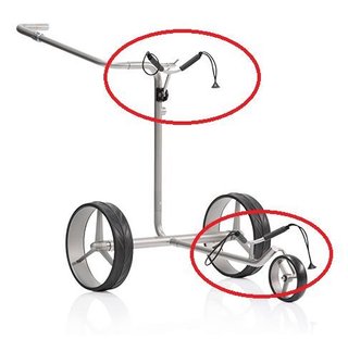 JuCad banda elástica de repuesto para soporte de bolsa (2 unidades) para carros Titanium/Stainless Steel
