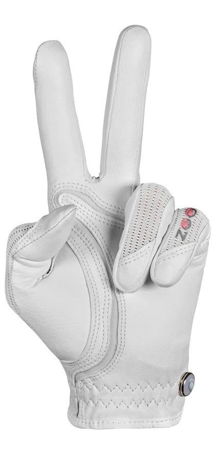 Zoom Zoom Sun Style guante de golf para mujer, blanco