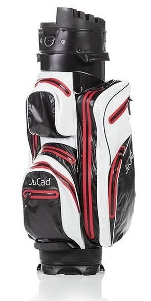 JuCad Manager Dry cart bag, negro/blanco/rojo
