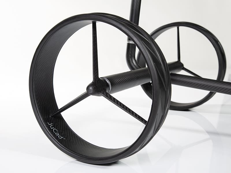 JuCad Carbon Travel Nero SV 2.0 carrito eléctrico, negro