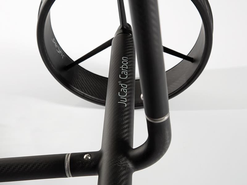 JuCad Carbon Travel Nero SV 2.0 carrito eléctrico, negro