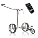 JuStar Silver 1.0 carrito eléctrico con mando a distancia, plateado