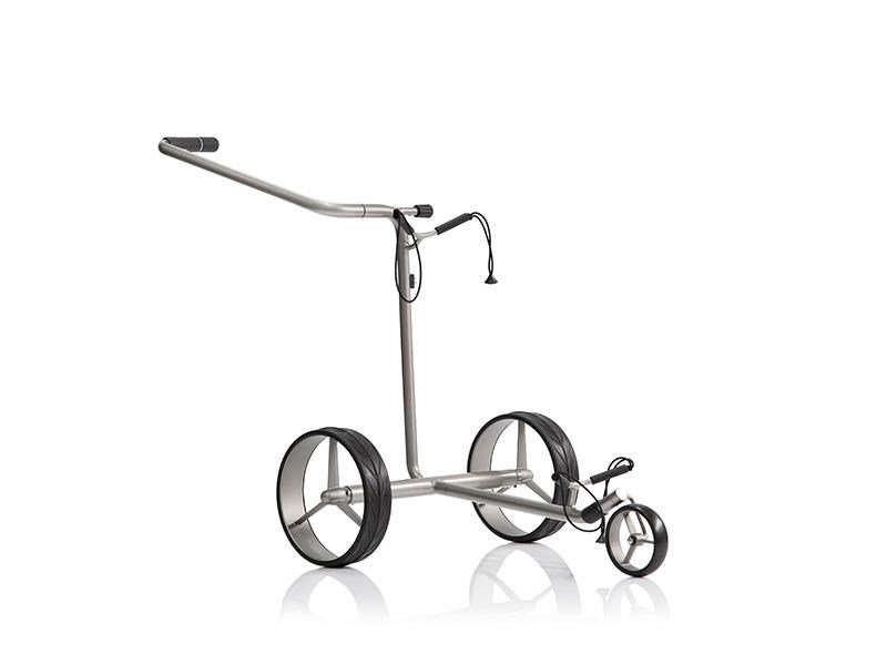 JuStar Silver 1.0 carrito eléctrico con mando a distancia, plateado