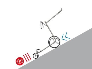 JuStar Silver 1.0 carrito eléctrico, plateado