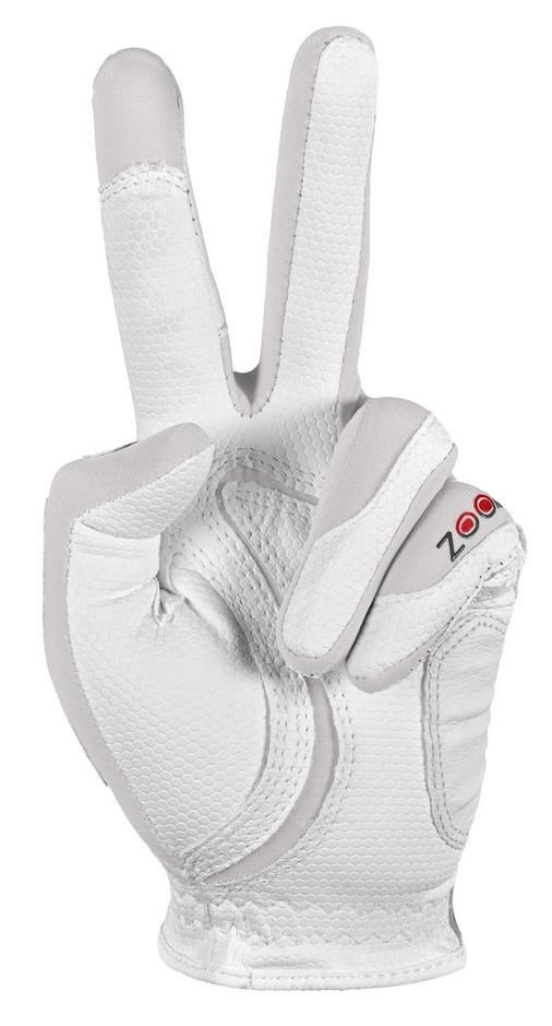 Zoom Zoom Weather guante de golf para hombre, blanco