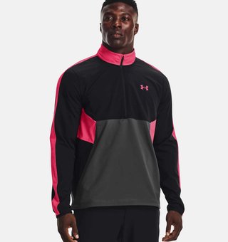Under Armour Storm Windstrike 1/2 Zip chaqueta de hombre, negro/gris jet