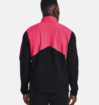 Under Armour Storm Windstrike 1/2 Zip chaqueta de hombre, negro/gris jet