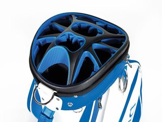 JuCad Pro cart bag, azul/blanco