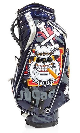 JuCad Luxury cart bag, azul/blanco