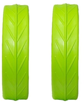 JuCad Tyres for Rear Wheels (2 neumáticos para ruedas traseras JuCad), verde