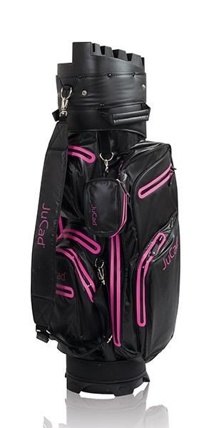 JuCad Manager Dry cart bag, negro/rosa